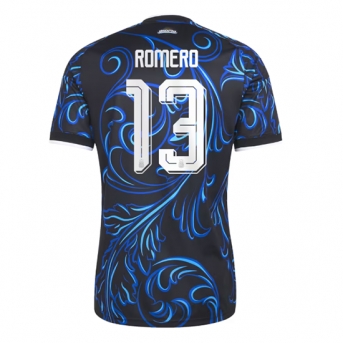 Billige Fotballdrakt Argentina Cristian Romero #13 Replika Bortedrakt VM 2026 Kortermet